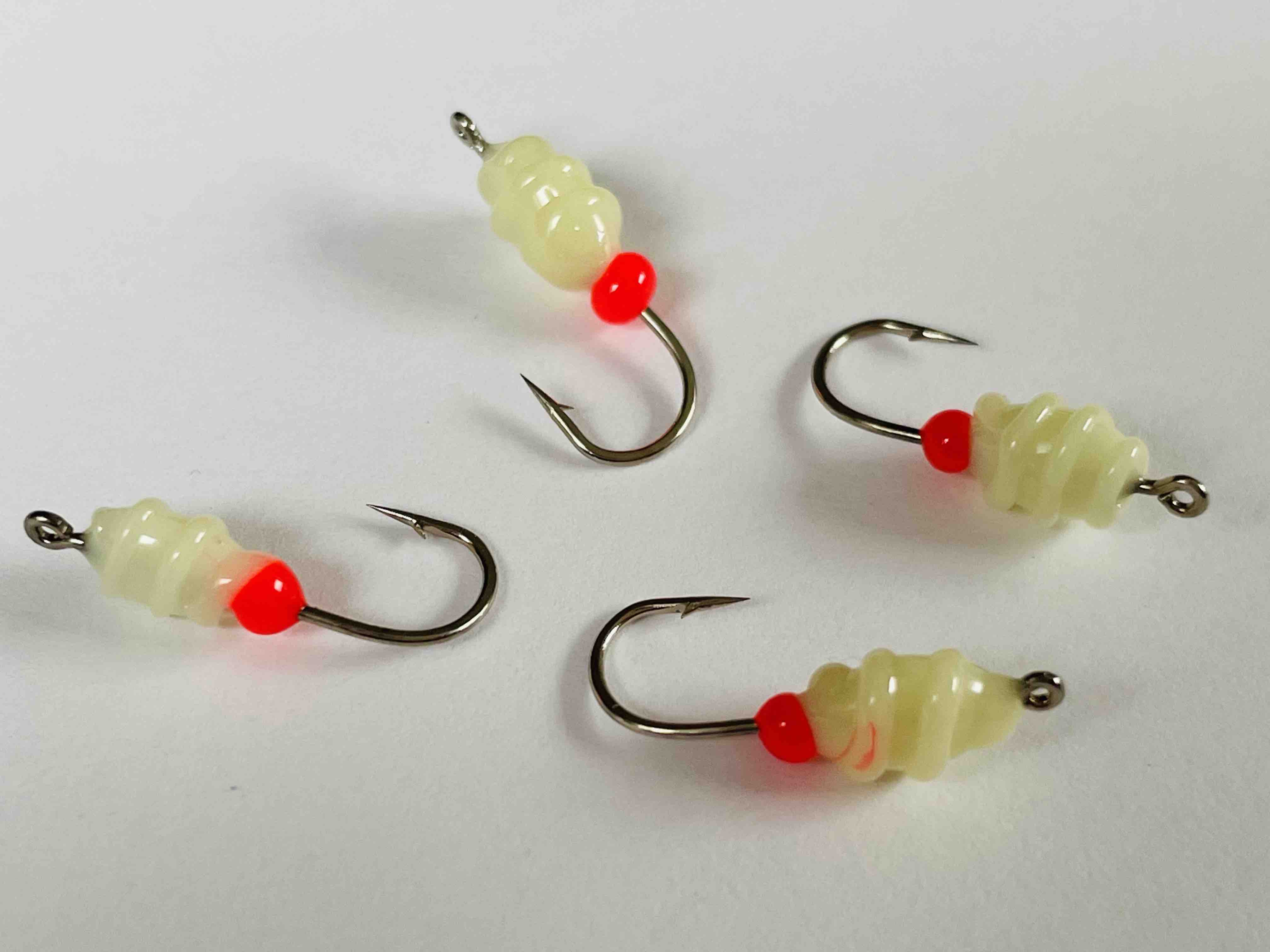 Kirptirk MERMAID plastik fosfor nr. 10 valge