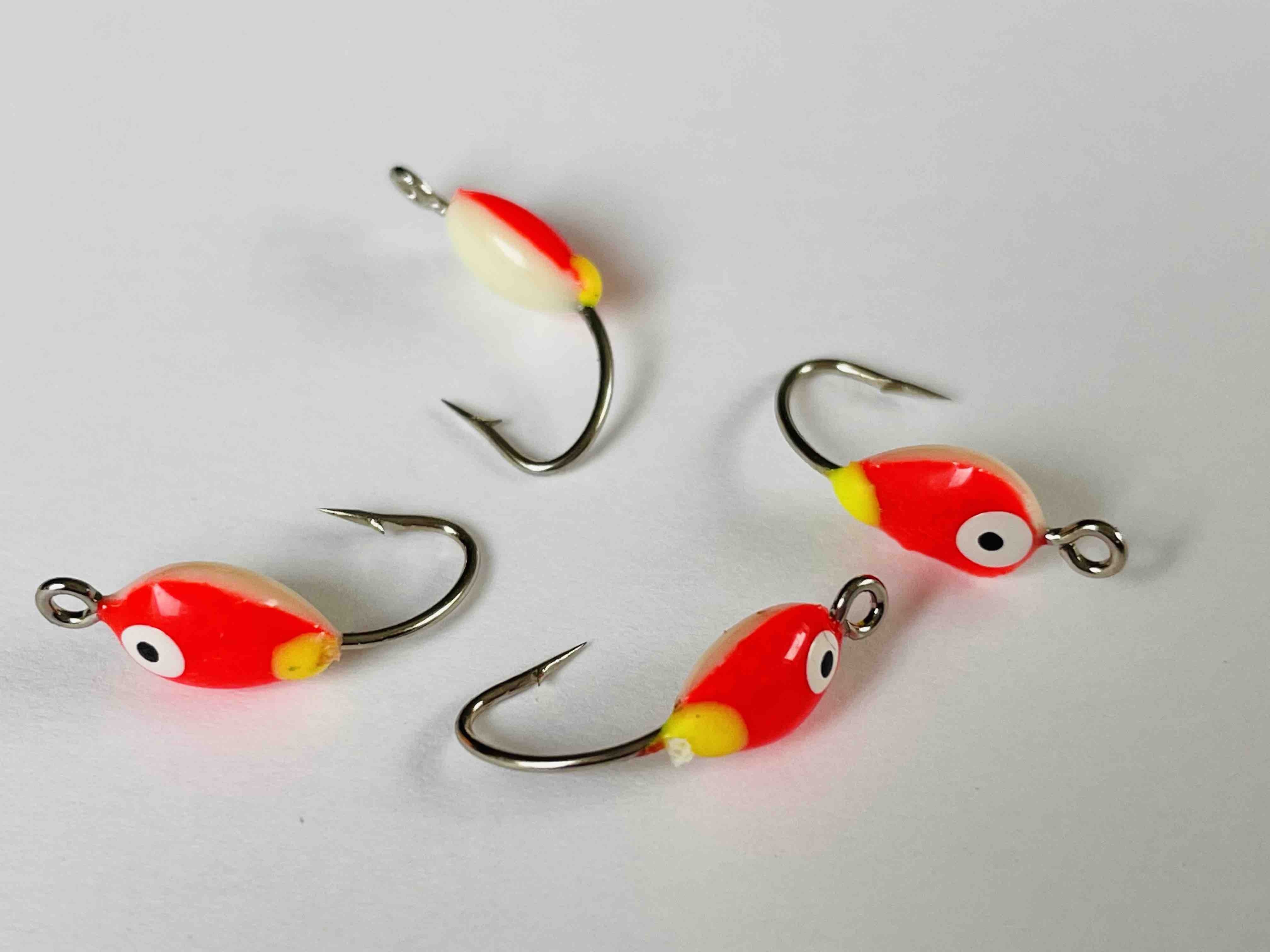 Kirptirk MERMAID plastik fosfor nr. 8 punane