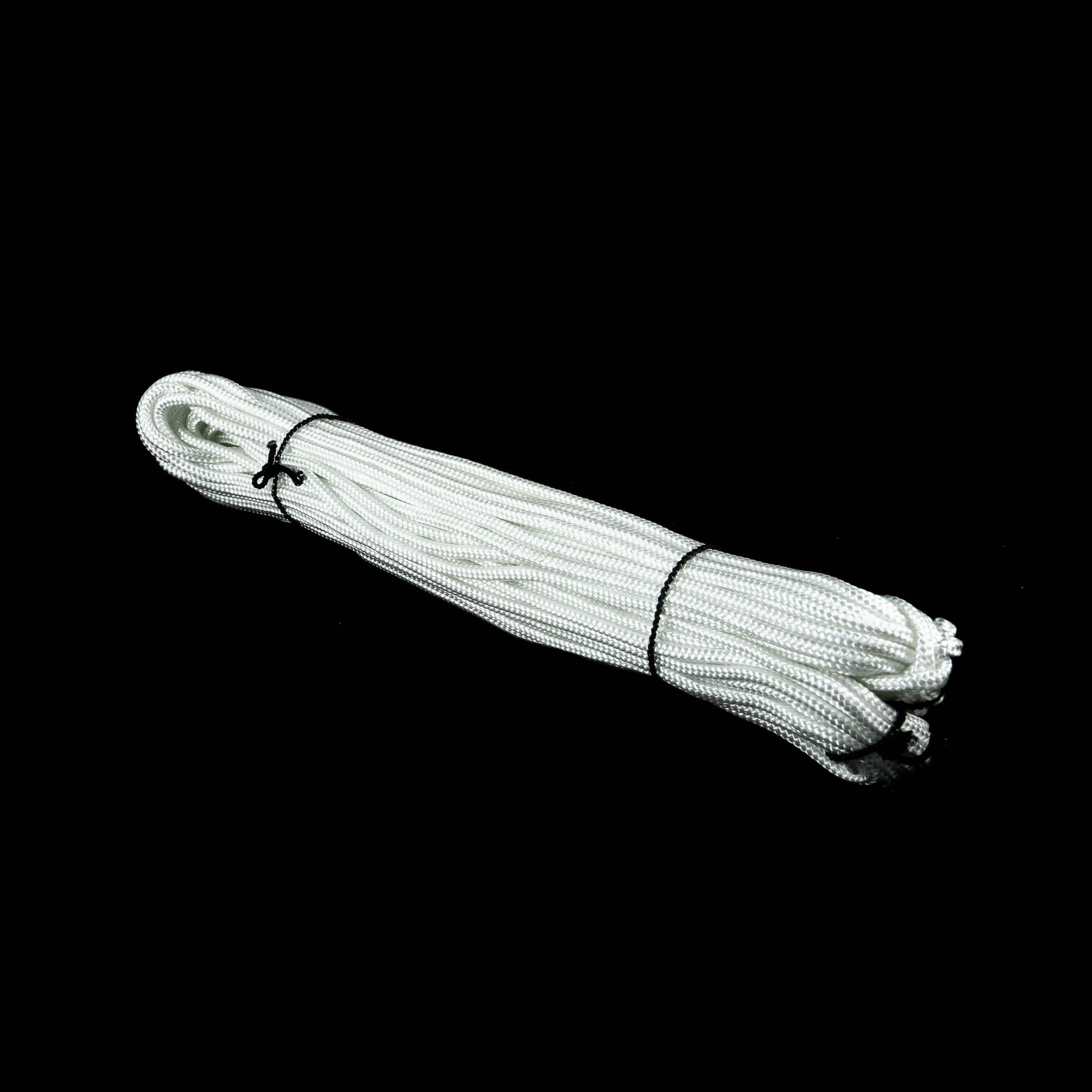 PA fall punutud nöör 4 mm VALGE 20m