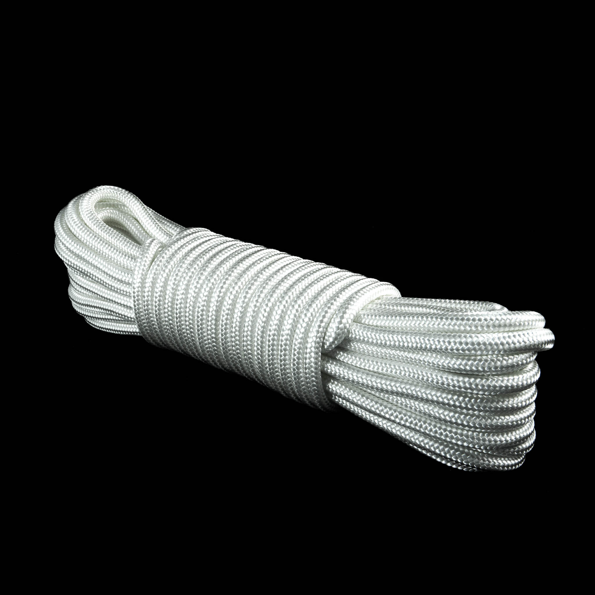 PA fall punutud köis 10 mm VALGE 10m