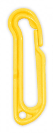 Haaklukk Ahti plastist 95mm kollane (4tk/pk) 