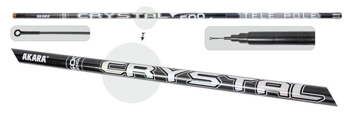 Lihtkäsiõng Akara "Crystal Pole IM-8" 4m 10-30g