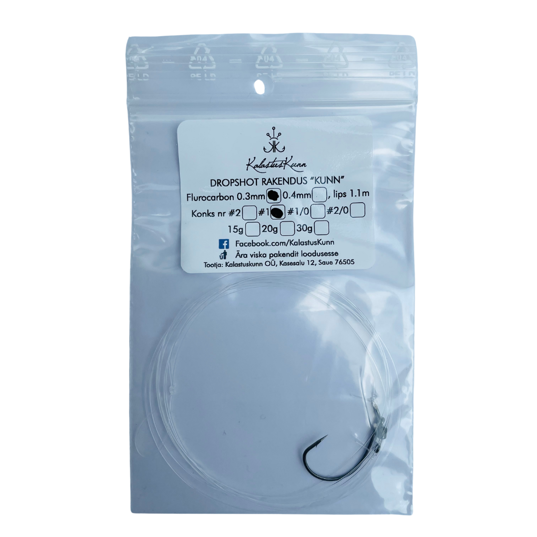 Dropshot rakendus "Kunn" ahven 1.1m 0.3mm #1