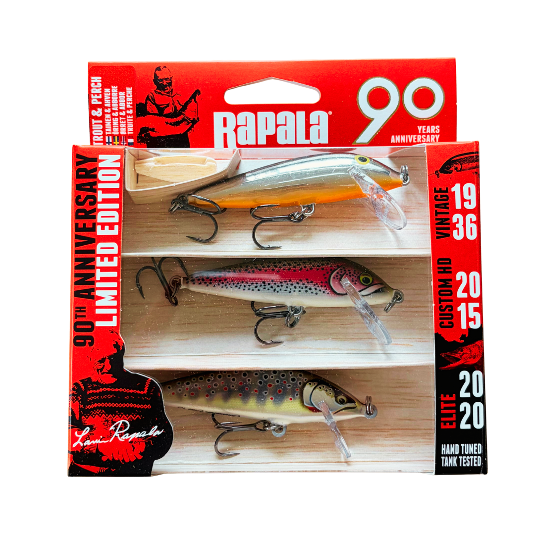 Landikomplekt Rapala 90-Years Anniversary Jõeforell/Ahven