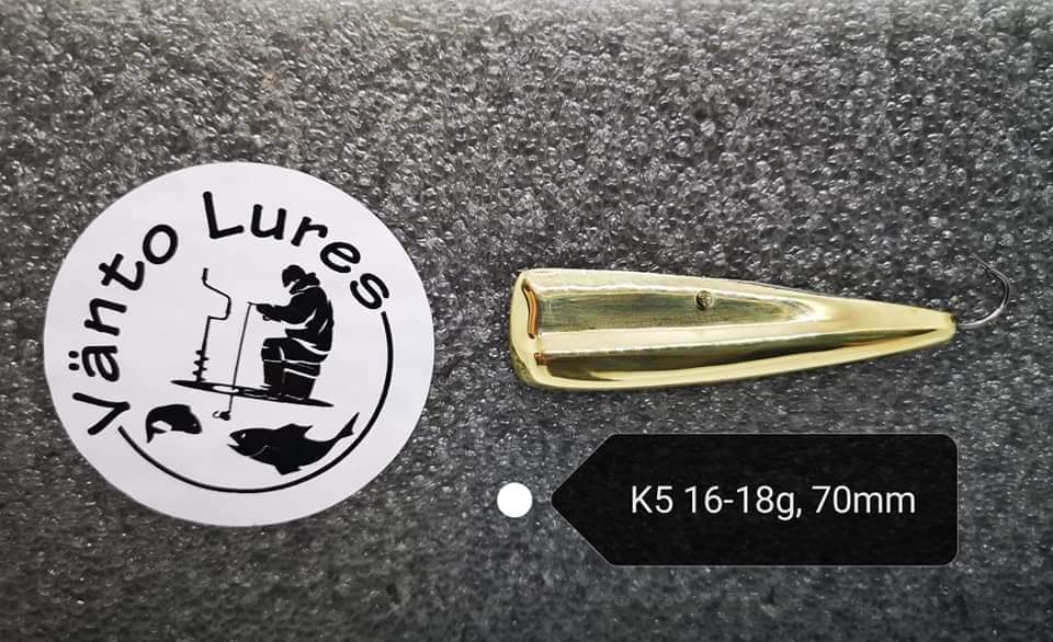 Vänto Lures käsitöö kirves rihvliga K5 kuld