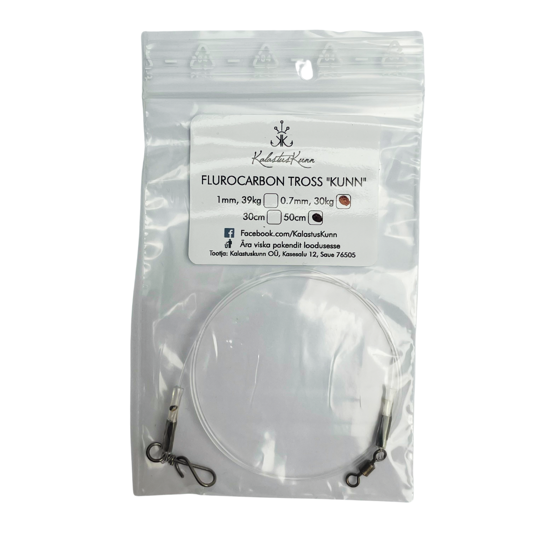 Fluorocarbon tross "Kunn" 0.7mm 50cm 30kg